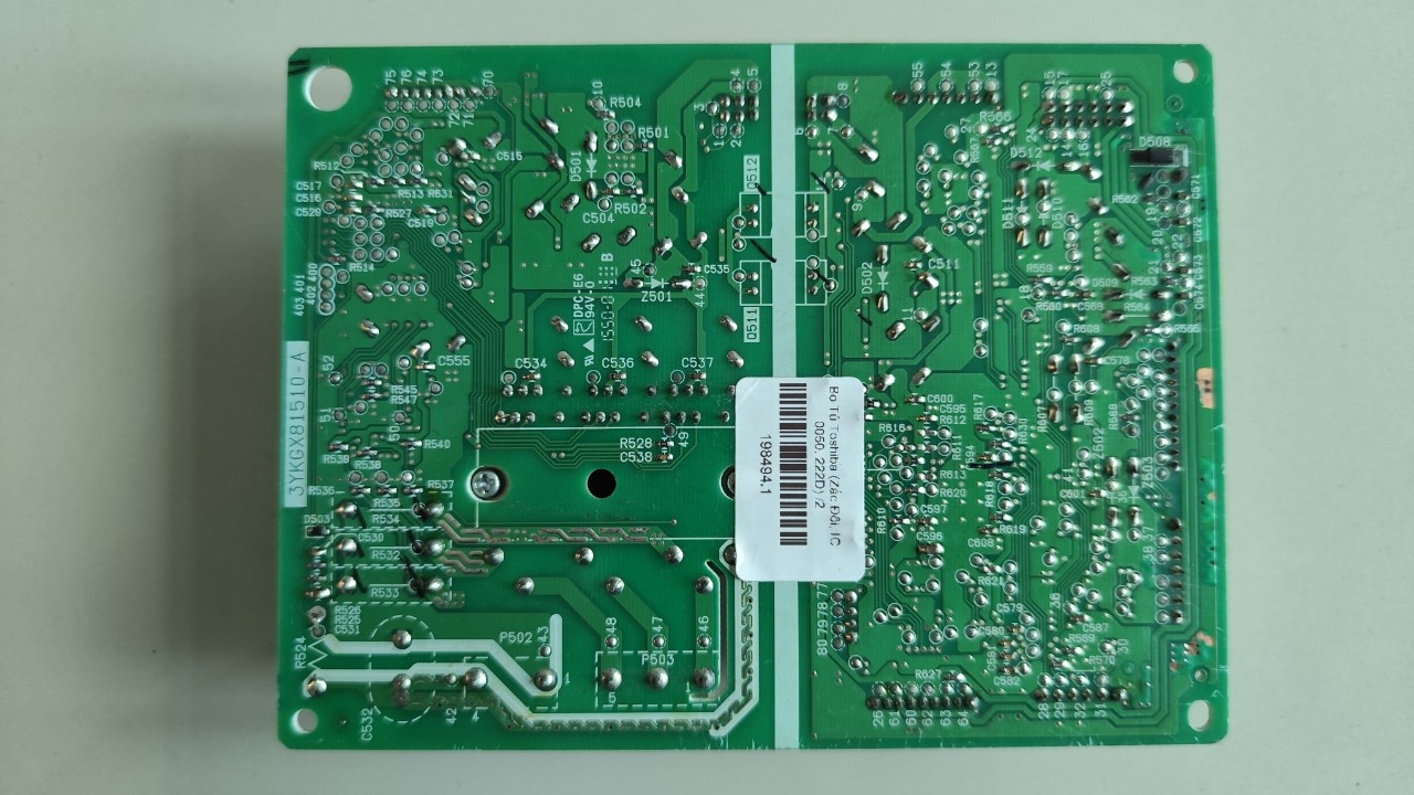 Bo mạch tủ lạnh Toshiba 3YKGX81510-A